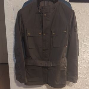 Belstaff Trailmaster Coat Olive Green